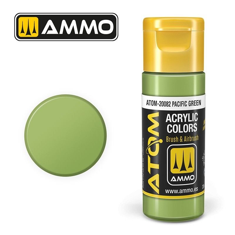 رنگ اکریلیک ATOM Pacific Green