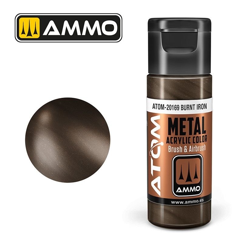 رنگ اکریلیک ATOM Burnt Iron